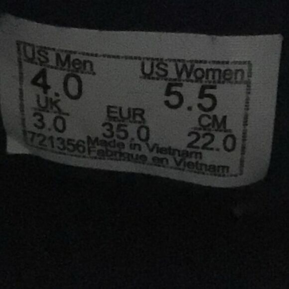 Vans off the wall hi top womens shoes skate sneakers blue size 5.5 721356 - Picture 8 of 8